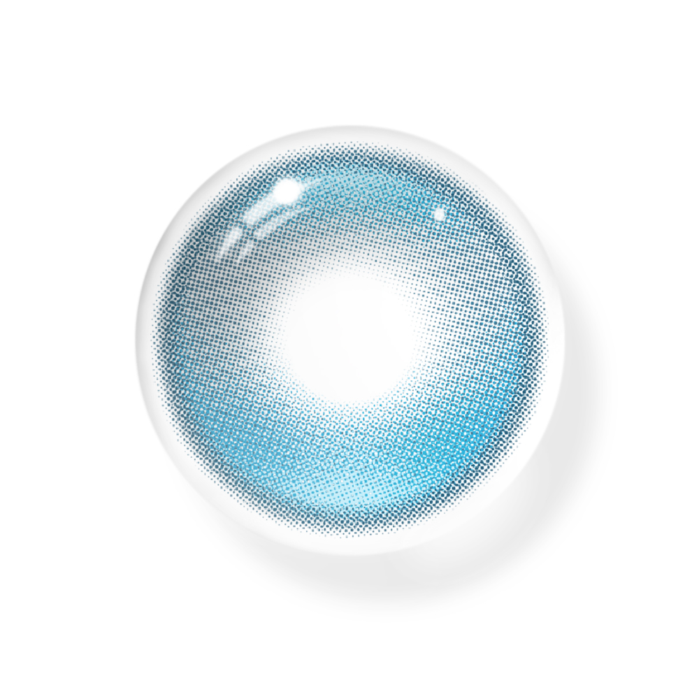 Yara Flowing Madien Blue Coloured Contact Lenses